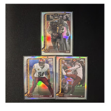 Topps Chrome 25 Football Washington Commanders  Refractor Parallel Lot 3
