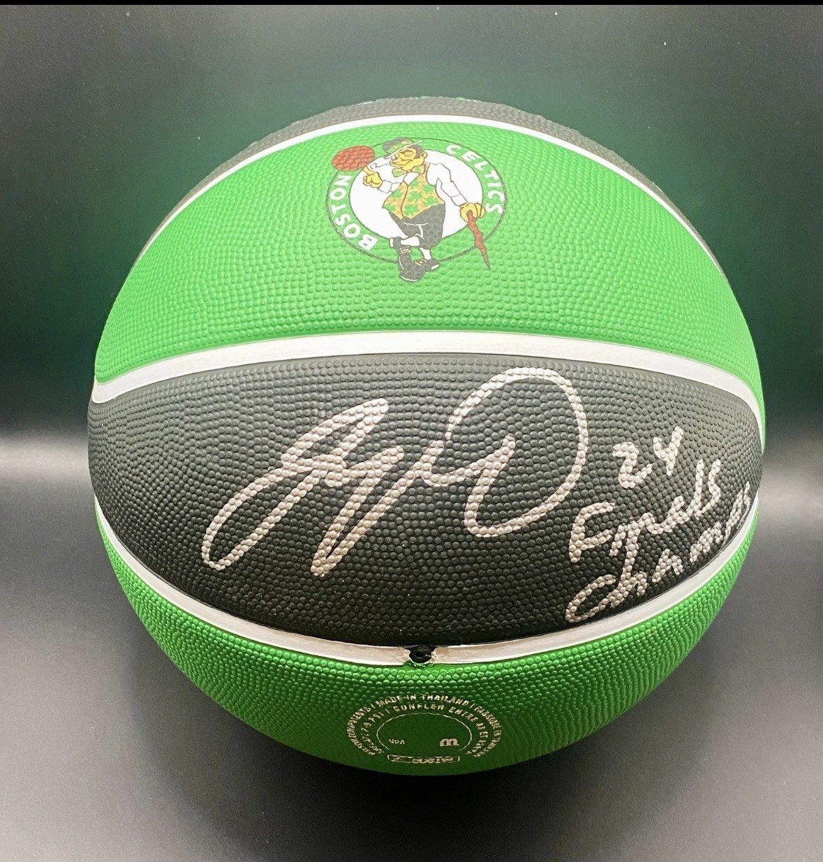 Jayson Tatum Signed and Inscribed Logo Basketball With COA (3232316) (Celtics)