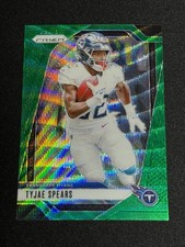 2024 Panini Prizm TYJAE SPEARS Tennessee Titans #278 Green Wave Prizm