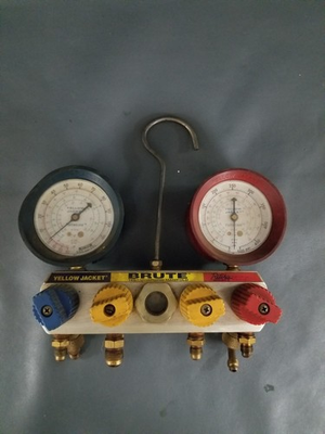 #ad #ad VTG Yellow Jacket Brute ii4 Value Test Charging Manifold UNTESTED No Hoses $69.99