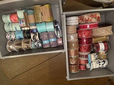 Ribbon Spools for DIY Scrapbooking and Hair Bows Wreaths Crafts