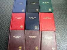 Coin Stock Book Lot of 9 Books, 60 Pockets Per Book, Near Pristine