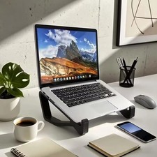 Ergonomic Adjustable Laptop Stand Portable Height Tilt Holder for MacBook PC
