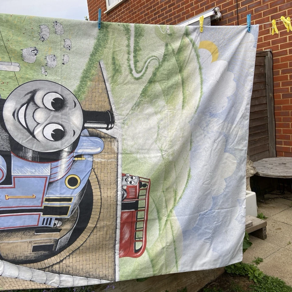 Vintage 1984 Thomas The Tank Engine Single Duvet Set James Percy Britt Allcroft - Image 3 of 4