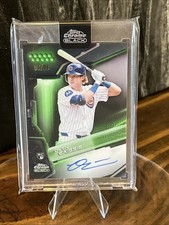 OWEN CAISSIE Rookie 2026 Topps Chrome Black Green Auto /99 Cubs RC #CBA-OC