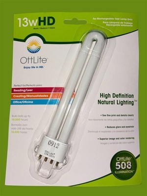 OttLite 13W HD Replacement Bulb PL13-A High Definition Natural