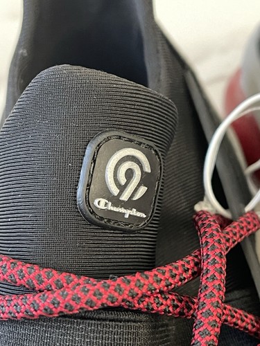 Jungen C9 by Champion Surpass Laufen Sportschuhe schwarz rot neu Etikett neu mit Etikett Größe 6 - Bild 11 von 12