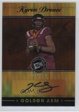 2024 Leaf Press Pass Premium Golden Arm Bronze Prism /25 Kyron Drones Auto 1h1