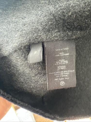 Theory Almec Coat in Double-Face Wool-Cashmere Baltic Blue S - Picture 4 of 7