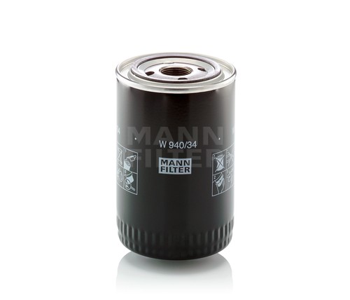 MANN-FILTER W 940/34 Filtro de aceite Filtro de aceite motor para FORD Cargo - Imagen 2 de 12