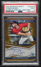 2020 Bowman Draft Class of Gold Refractor 4/50 Tanner Burns PSA 9 MINT Auto 1t5