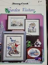 Garden Visitors BK156 by Stoney Creek counted cross stitch patterns