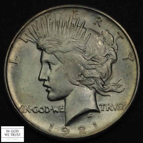 1921 High Relief Peace Silver Dollar $1 (MS CH UNC Choice Uncirculated)