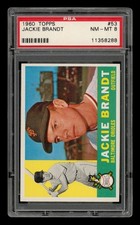 1960 Topps Set-Break # 53 Jackie Brandt PSA 8 NM-MT