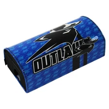 Outlaw Racing ORBP18BU Handlebar Cushion Bar Pad 1-1/8 Inch Blue Motorcycle