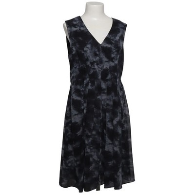 Coldwater Creek, Kleid, Größe: S/M, Grau/Schwarz, Polyester, Print, Damen #Gdg