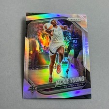 2025 WNBA Panini Prizm Silver Jackie Young Aces #23 sp Insert