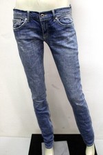 Dondup Women's Slim Fit Light Wash Stretch Denim Jeans Size 29/43 Original