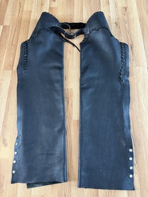 Western Leather Chaps, Large. Make An Offer!