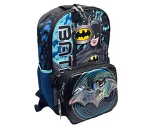 ACCESSORY INNOVATIONS Batman 5-PK Backpack & Lunch Bag Blue (New)