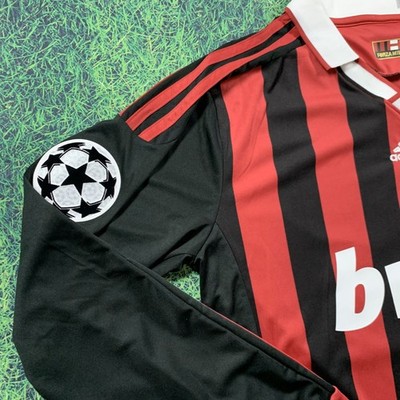 Inzaghi AC Milan 2009/2010 Long Sleeve Jersey - Retro Jersey