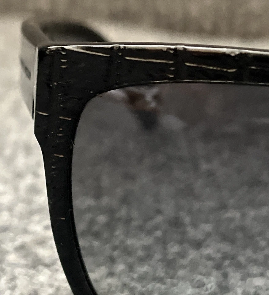 Gafas de sol Alexander MCQueen AMQ4194S para hombre negras cocodrilo 56/16/140 Italia Foto 4 de 4