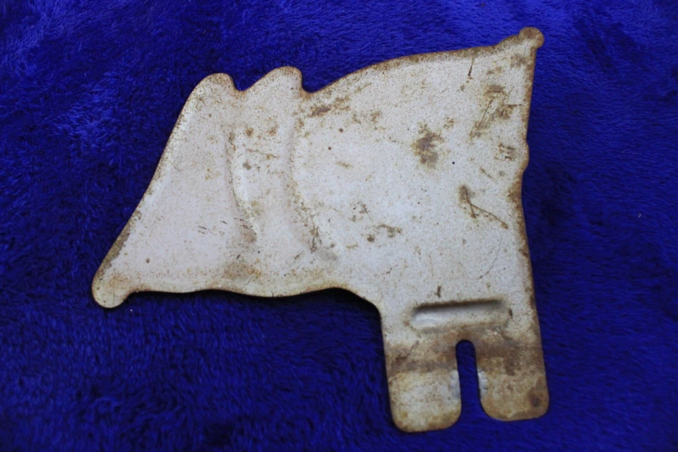 Vintage 48 Star American Flag License Plate Bumper Topper Accessory Badge - Изображение 2 из 4