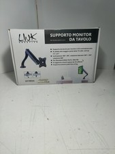 SUPPORTO MONITOR LCD DA 13" A 27" DA TAVOLO VESA 75X75 100X100 TV LED 