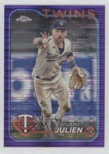 2024 Topps Chrome Purple Sonar Refractor /275 Edouard Julien #152 1q2l