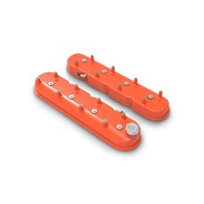 Holley 241-164 Tall Ls Valve Covers - Factory Orange Holley 241-164 Tall Ls Valve Covers - Factory Orange