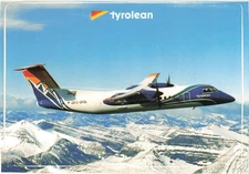 Postcard Airline TYROLEAN C-GFQL The Sound of Silence Sticker CC8.