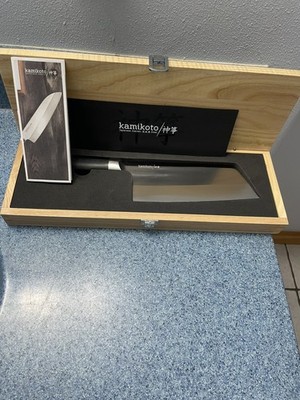 New With Box COA Kamikoto Chuka Bocho Chef Cleaver Knife Japanese Ibaraki Steel