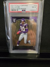 2024 Panini Totally Certified - Legends Cris Carter #193 Mirror Neon Orange /399