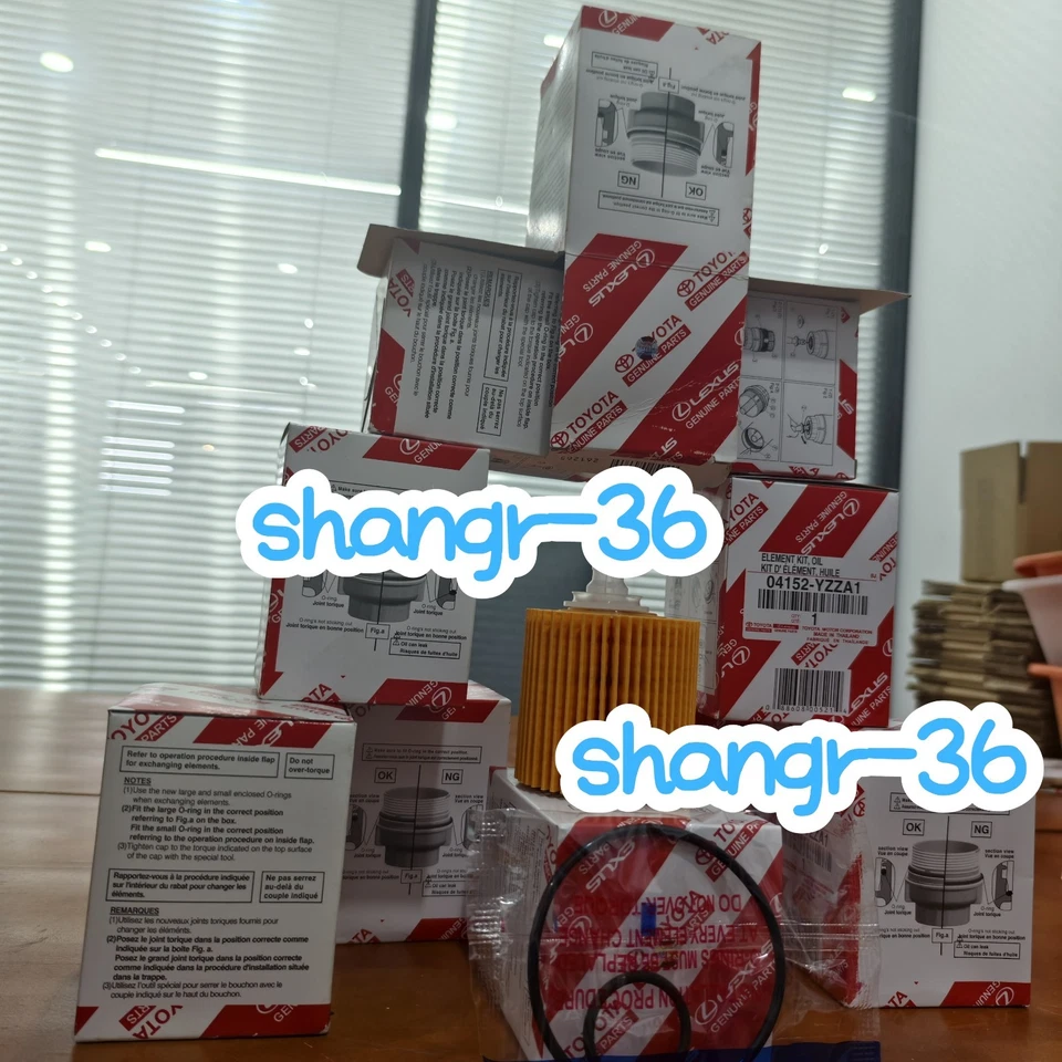 04152YZZA1 Toyota Lexus Scion Oil Filter 10 Pack Foto 2 de 3