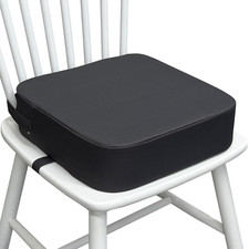 Toddler Booster Seat for Kitchen Chair, 3.5" Oxford Foam Cushion, Non-Slip Base,