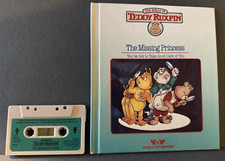 1985 VTG Classic Teddy Ruxbin BOOK  TAPE "The Missing Princess" World of Wonder
