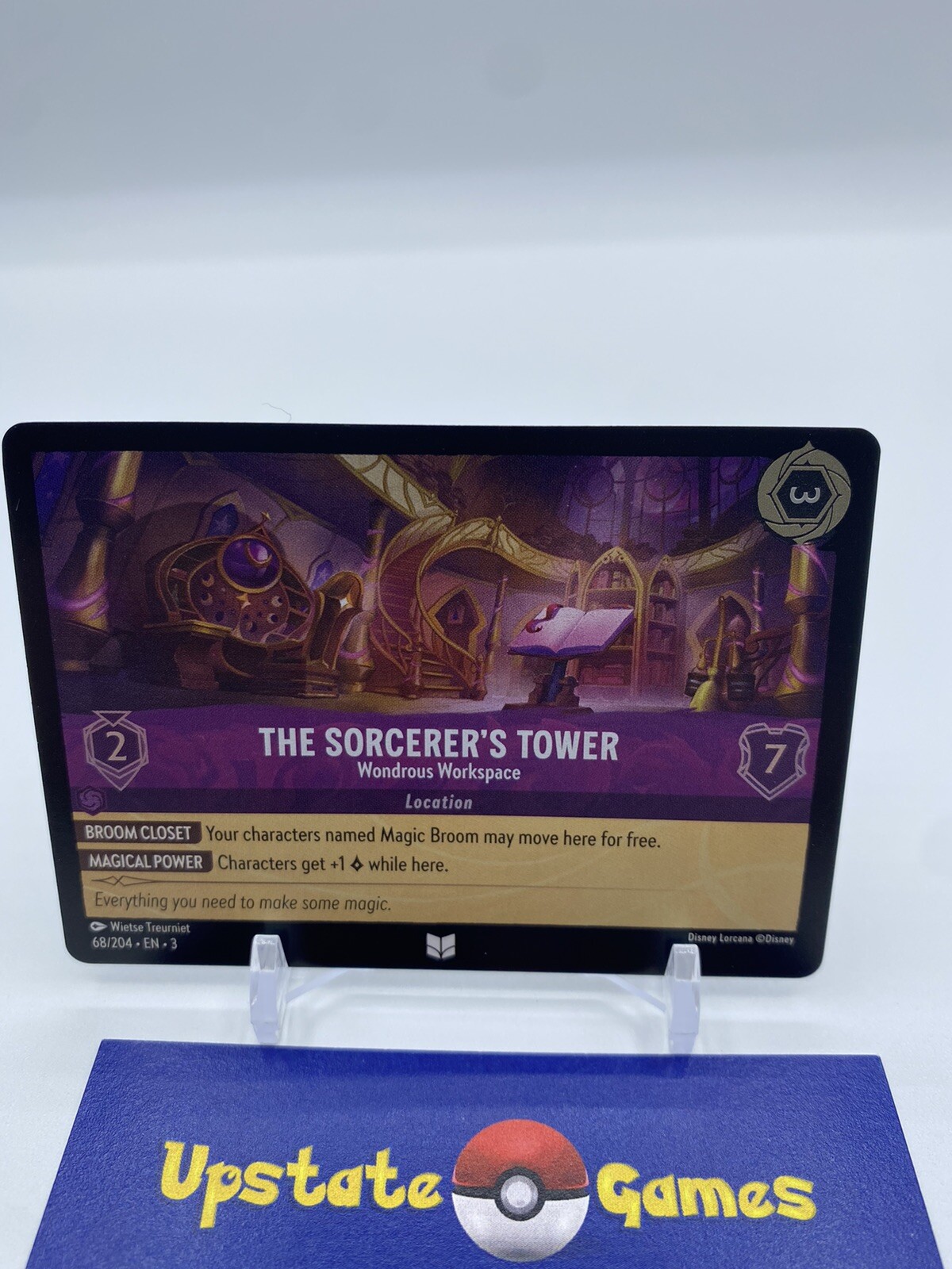 💎 Disney Lorcana - Into The Inklands- The Sorcerer's Tower 68/204 Cold FOIL NM