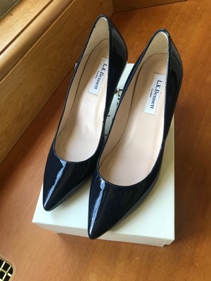 lk bennett navy court shoes