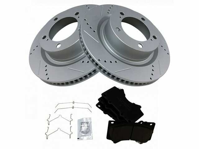 For 2007-2017 Toyota Tundra Brake Pad and Rotor Kit Front 35448XM 2008