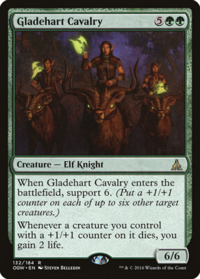 Played Gladehart Cavalry 132 Oath of the Gatewatch OGW MTG