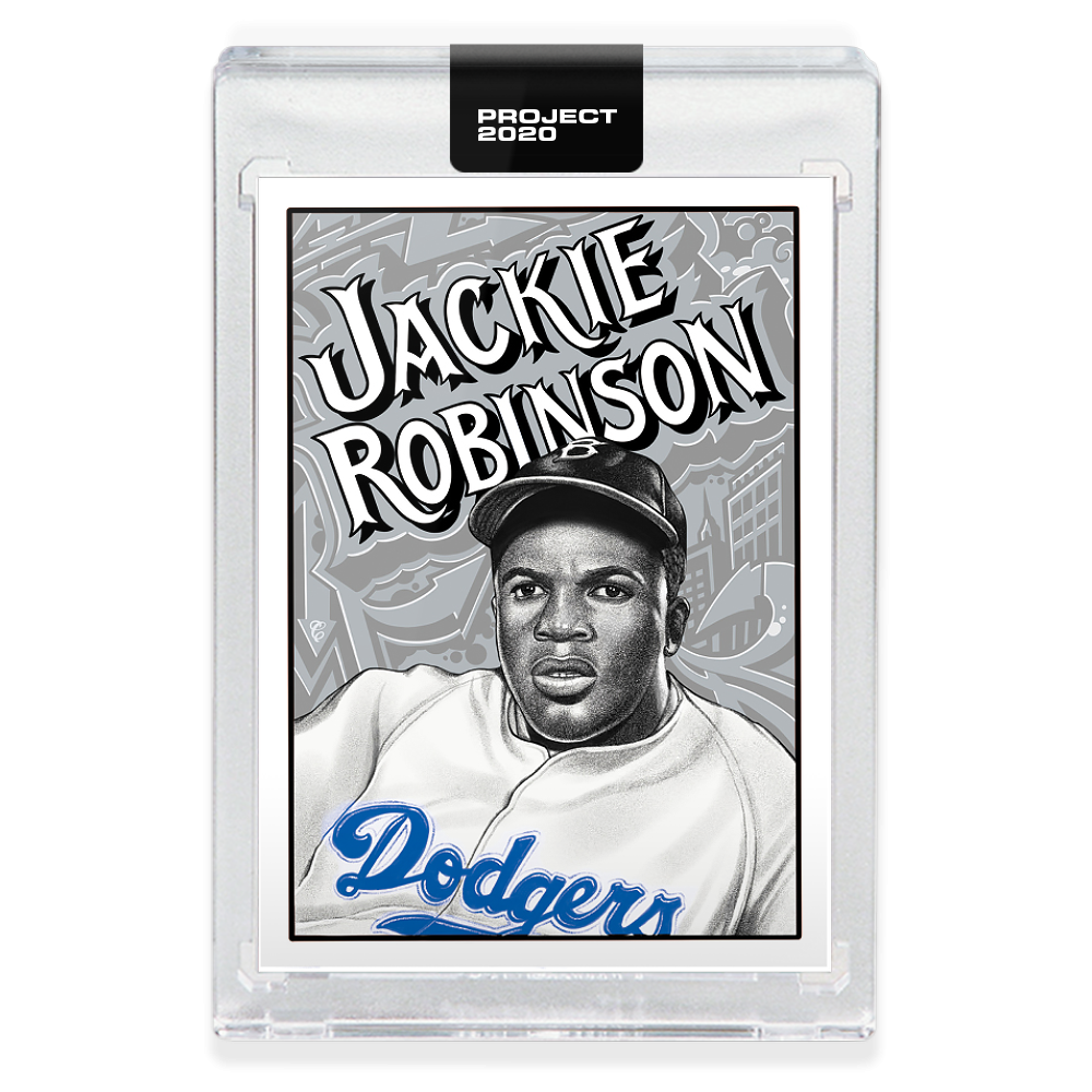 Topps Project 2020 #79 JACKIE ROBINSON - Dodgers - Mister Cartoon
