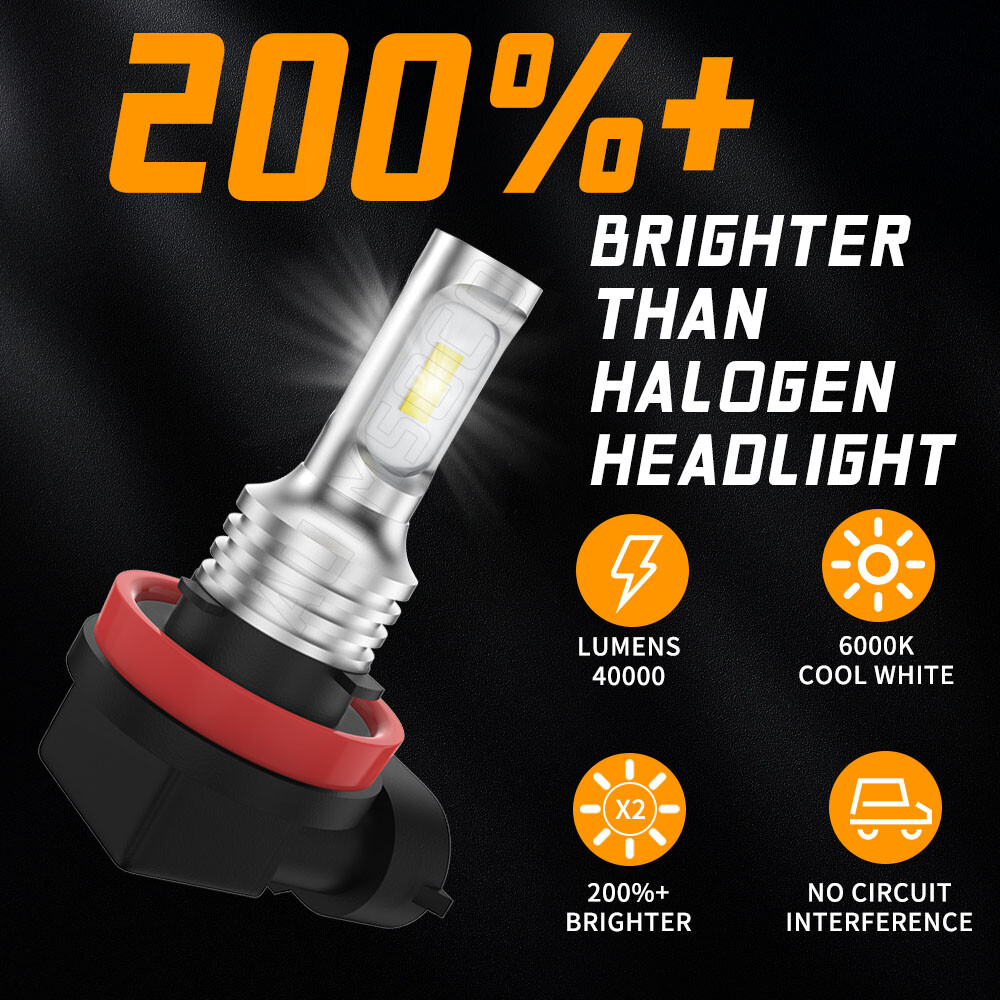 For 2011-2014 Dodge Charger Sedan 4-Door LED Headlight Fog Light Bulbs |  eBay