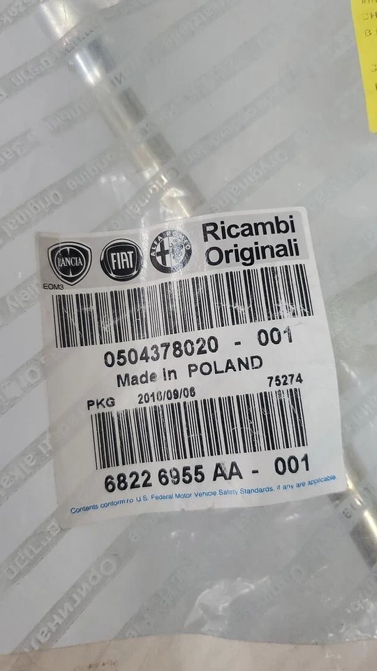 Linha de cilindro mestre de freio Mopar 68226955AA 14-18 Ram ProMaster 1500 2500 3500 - Imagem 2 de 2