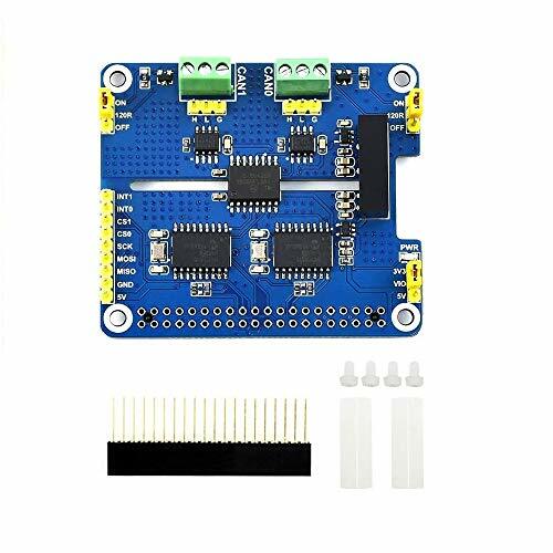 IBest Waveshare 2-CH Can Hat 2-Channel Isolated Can Bus Expansion Hat (s2Y)