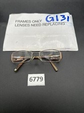Anne Klein AK 9078 466-S Brown Metal Plastic Eyeglasses Frames 52-17-135 G131