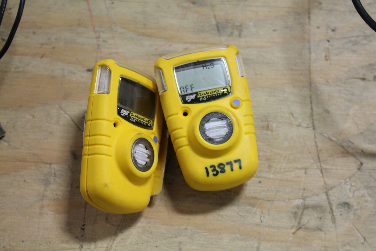 LOT OF 2 BW Gas Alert Clip H2S Extreme GA24XTH eBay