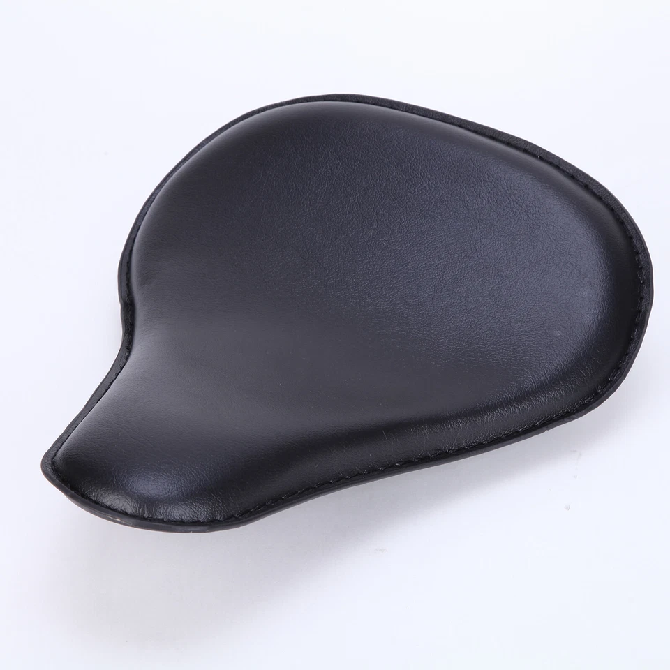 For Harley Sportster Chopper Bobber Motorcycle 3" Spring Solo Bracket Seat Black - Image 4 of 4