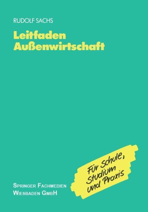 Thumbnail - Rudolf Sachs | Leitfaden Außenwirtschaft | Taschenbuch | Deutsch