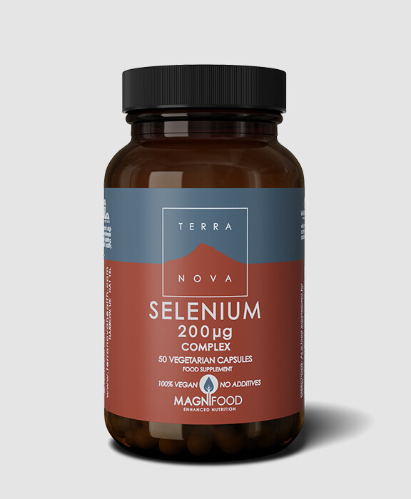 Terranova Selenium 200ug Complex 50 Capsules