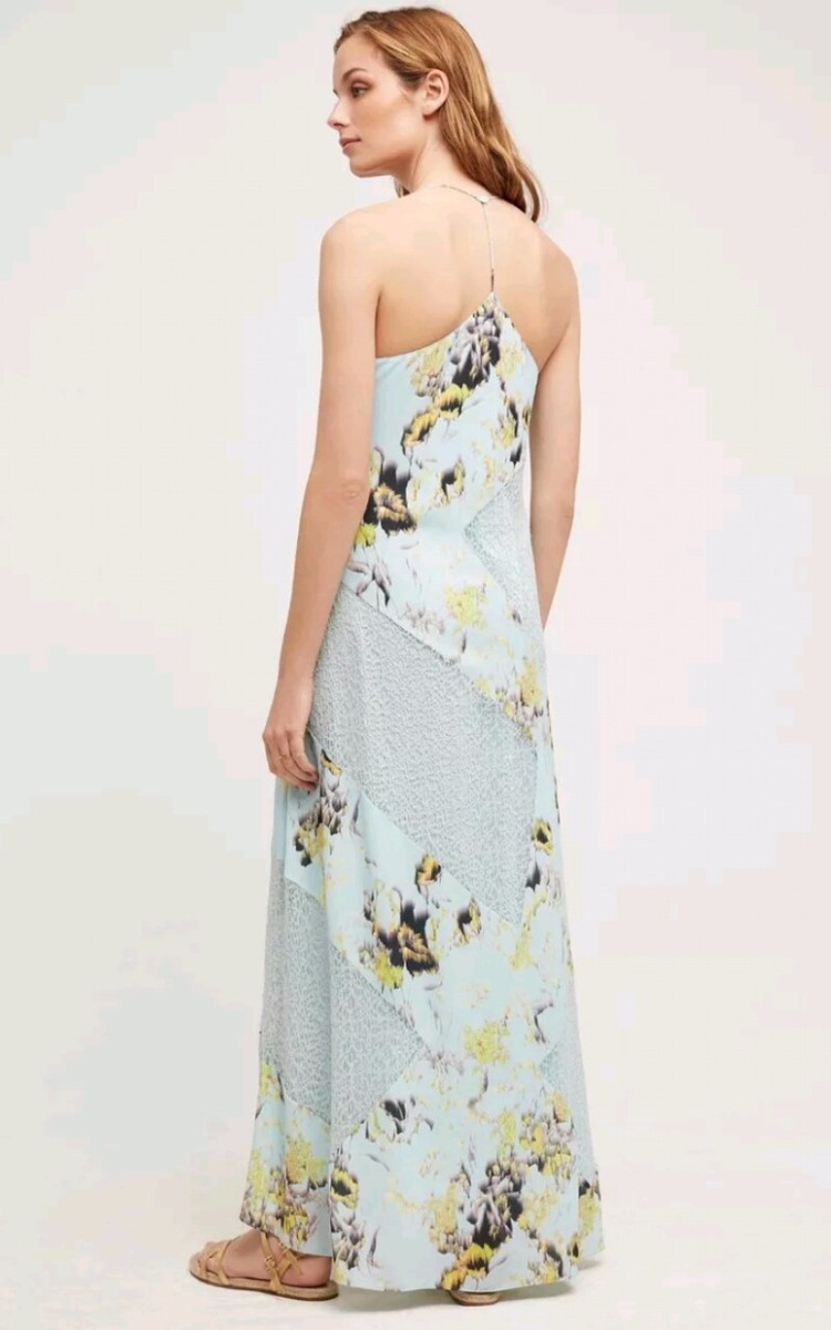 Anthropologie Rainflower Lace Hi-Lo Maxi Dress by Sachin + Babi 